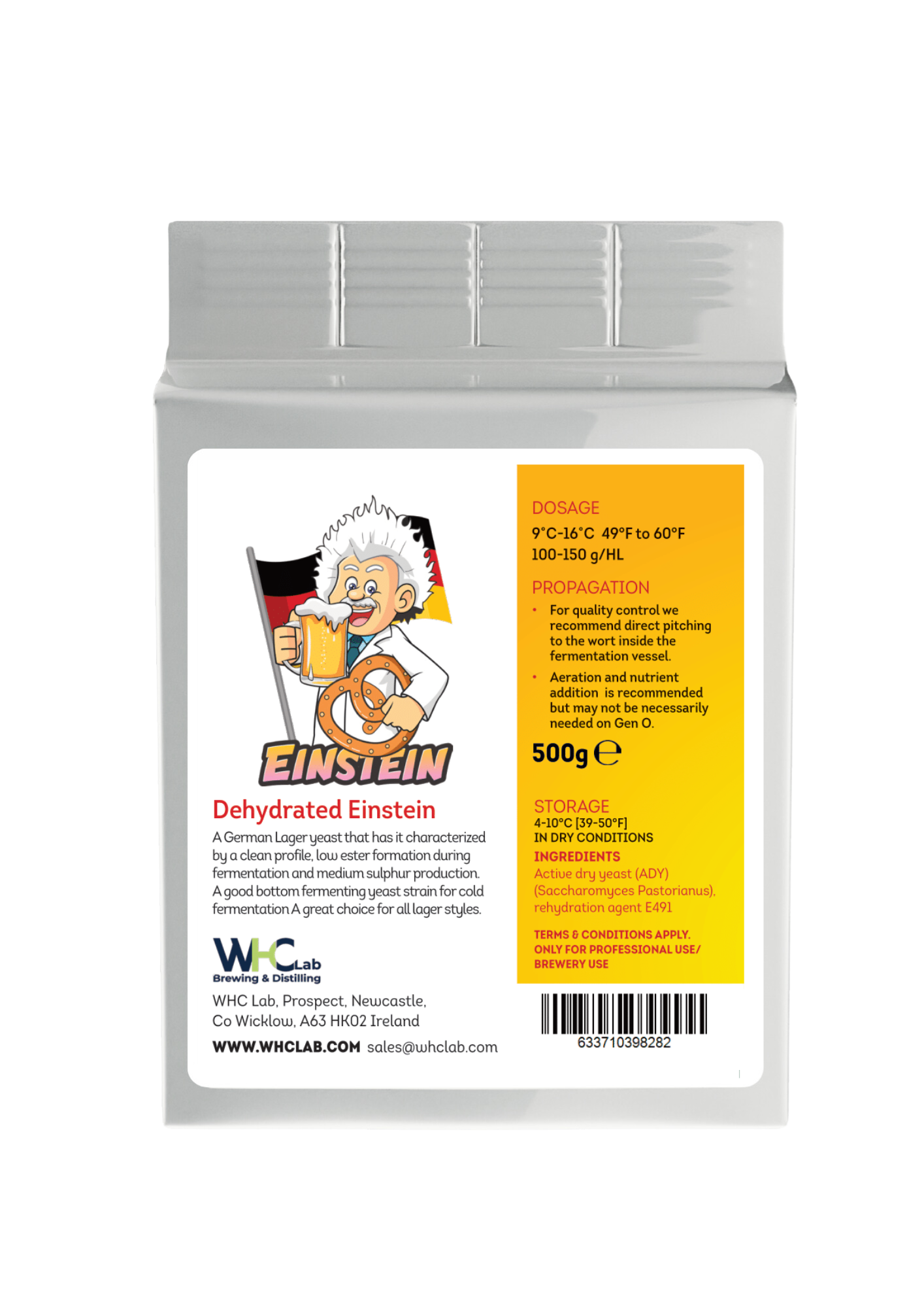Einstein German Lager Yeast – WHC LAB US Einstein German Lager Yeast – WHC LAB US