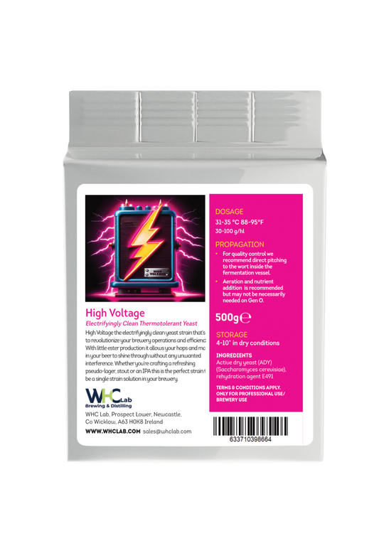 High Voltage Electrifyingly Clean Thermotolerant Yeast